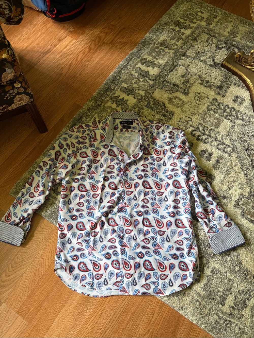 Never Worn Paul Fredrick Long Sleeve Button Up 💙